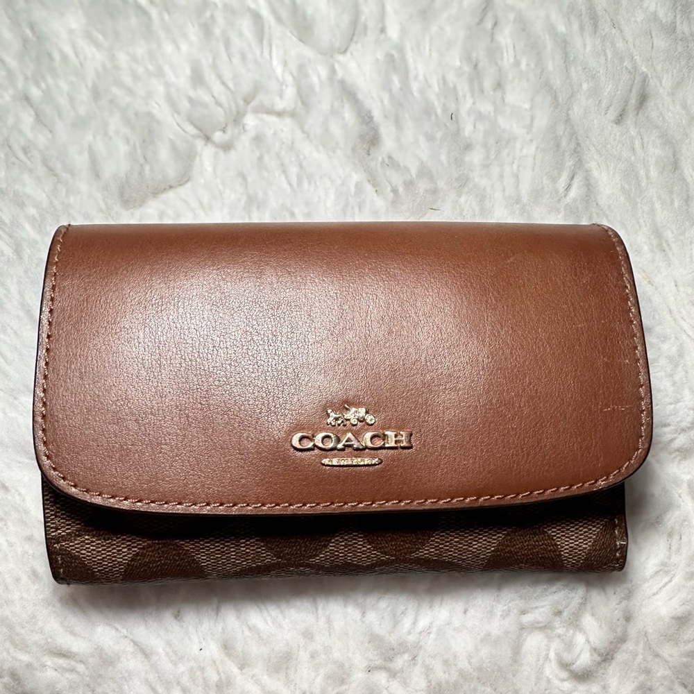 Coach Signature Envelope Wallet